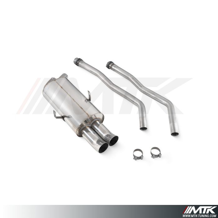 Catback avec tube intermédiaire  BMW E36 325/328